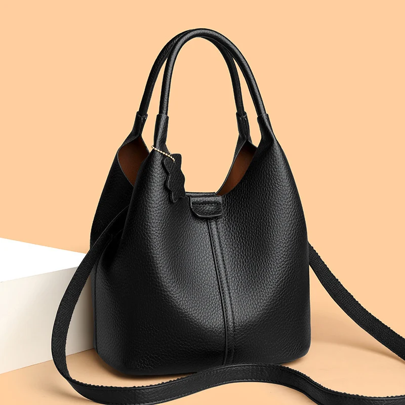 Chic Structured Leather Tote Bag