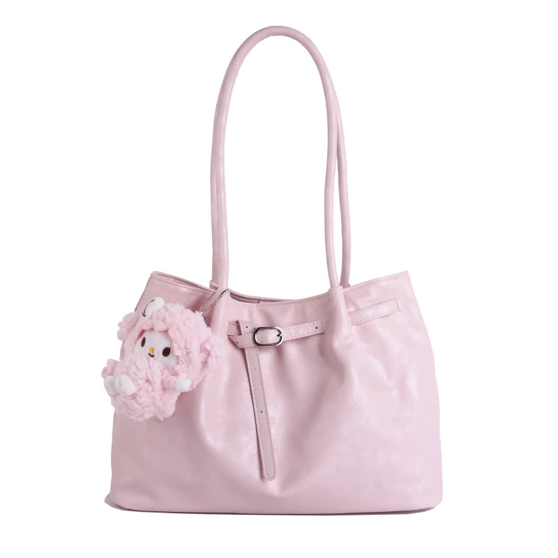 Casual Faux Leather Tote Bag