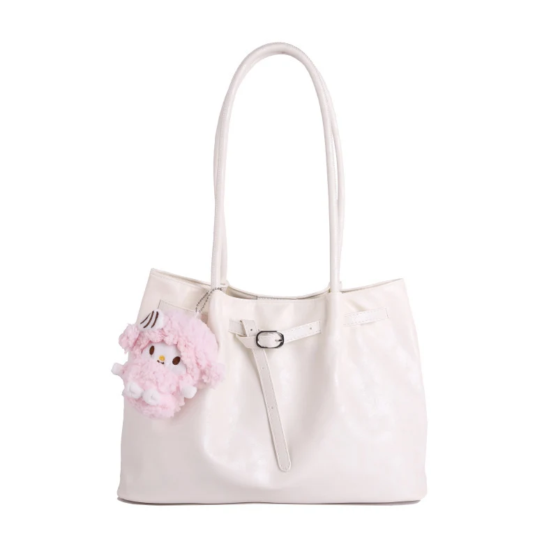 Casual Faux Leather Tote Bag