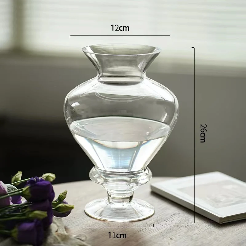 Tall Vintage-Inspired Stemmed Goblet with Pedestal Base Stornfield