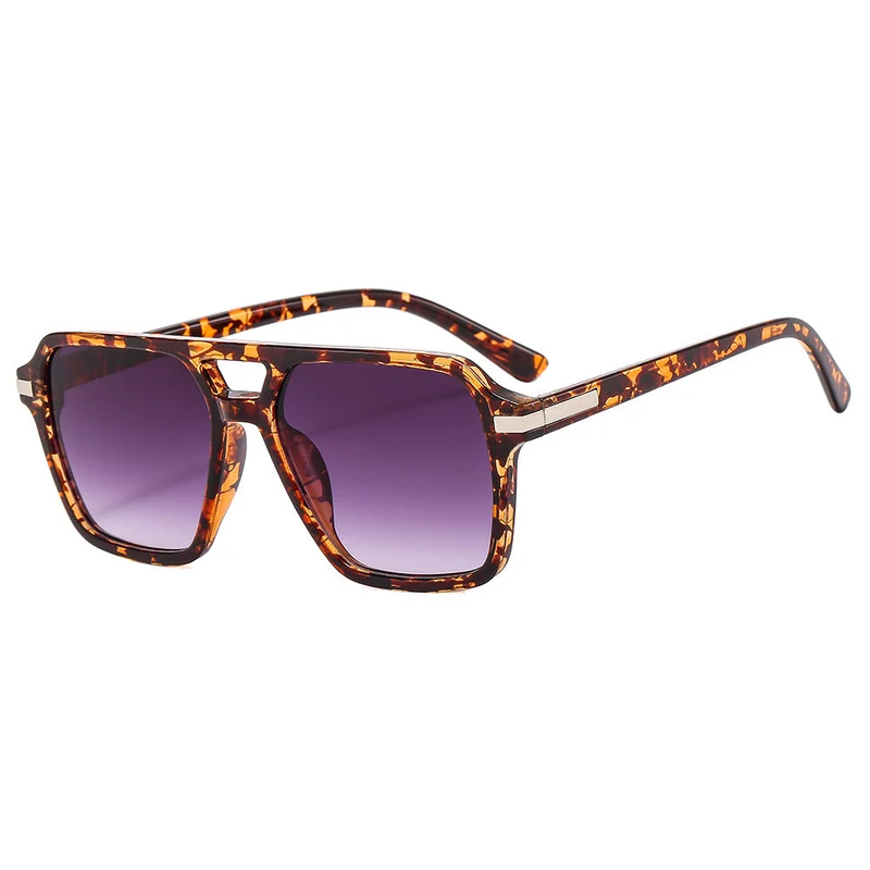 Dame Premium solbrille med moderne kvadratisk form Luvikno