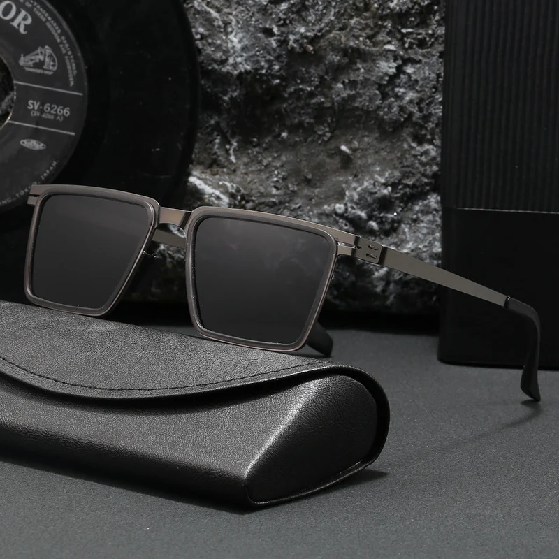 Dame Kvadratisk Designer Solbrille Luvikno
