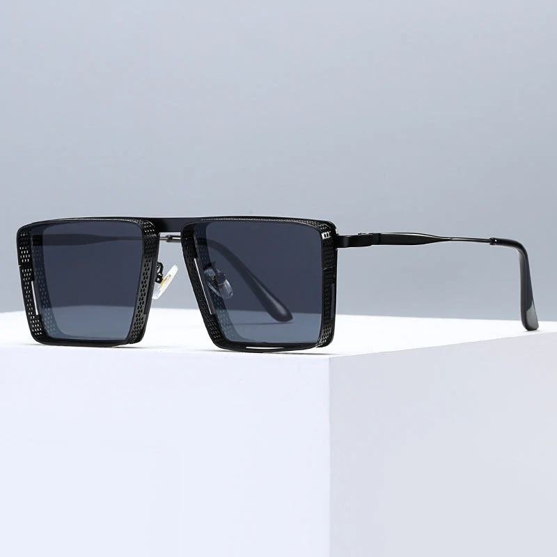 Dame Oversized Designer-solbriller med unikt rammedesign Luvikno