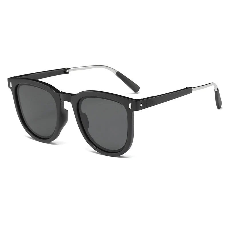 Dame mote solbrille med innovativt skilpaddemønster Luvikno