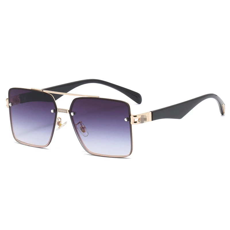 Dame motefull solbrille med elegant metallramme Luvikno