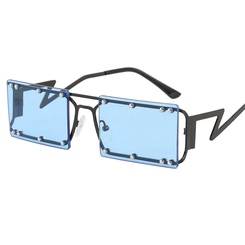 Dame Mote Solbrille med iøynefallende geometrisk design Luvikno