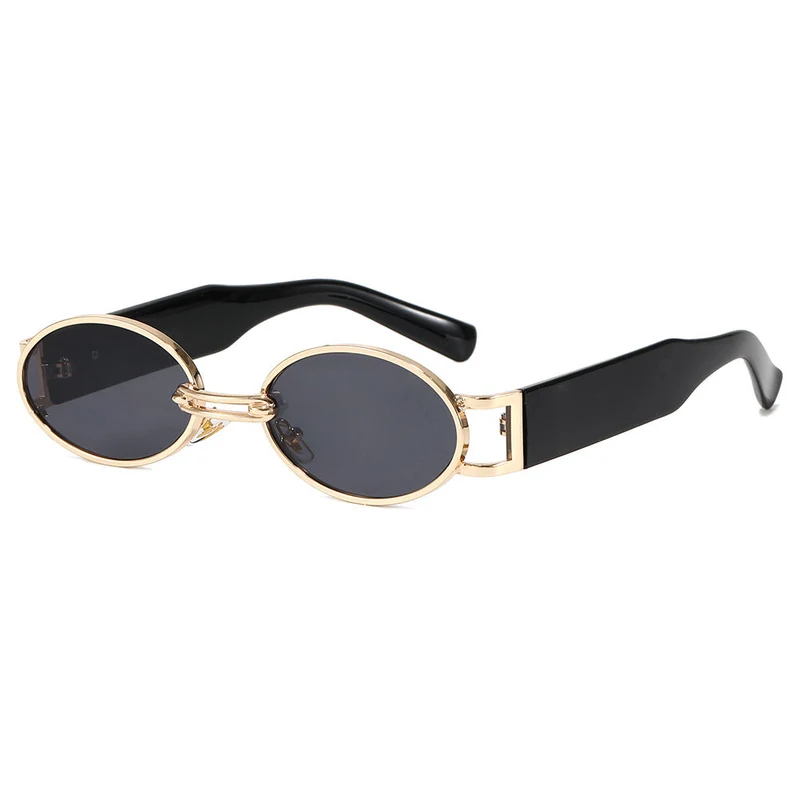 Dame moteriktig solbrille i oval design Luvikno