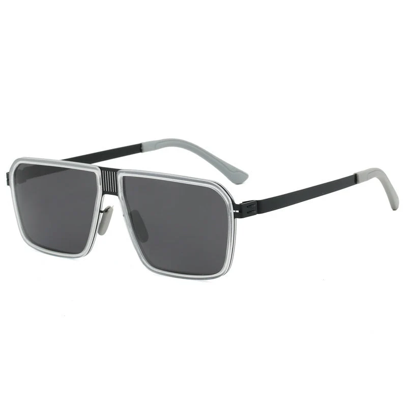 Dame moteriktig solbrille i moderne, firkantet design Luvikno