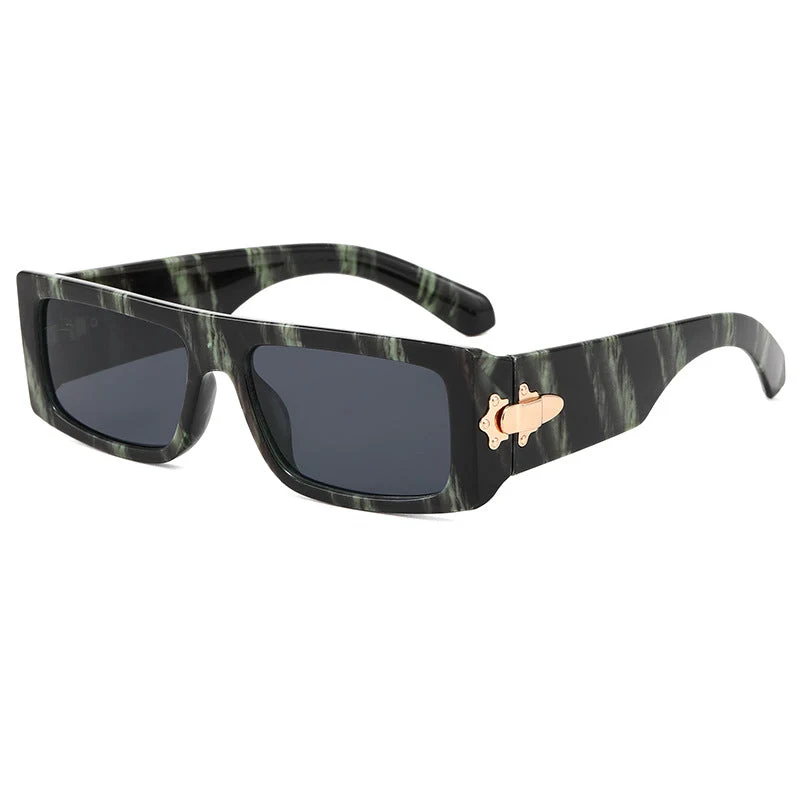Dame moteriktig oversized solbrille med innovativt design Luvikno