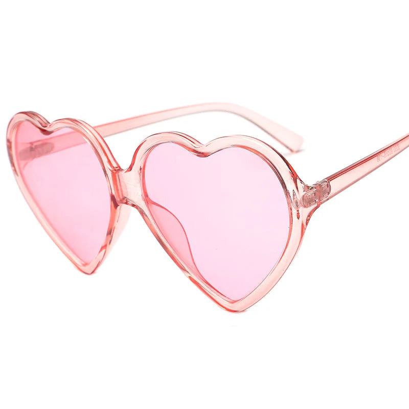 Dame hjerteformet solbrille med stilige rammer Luvikno