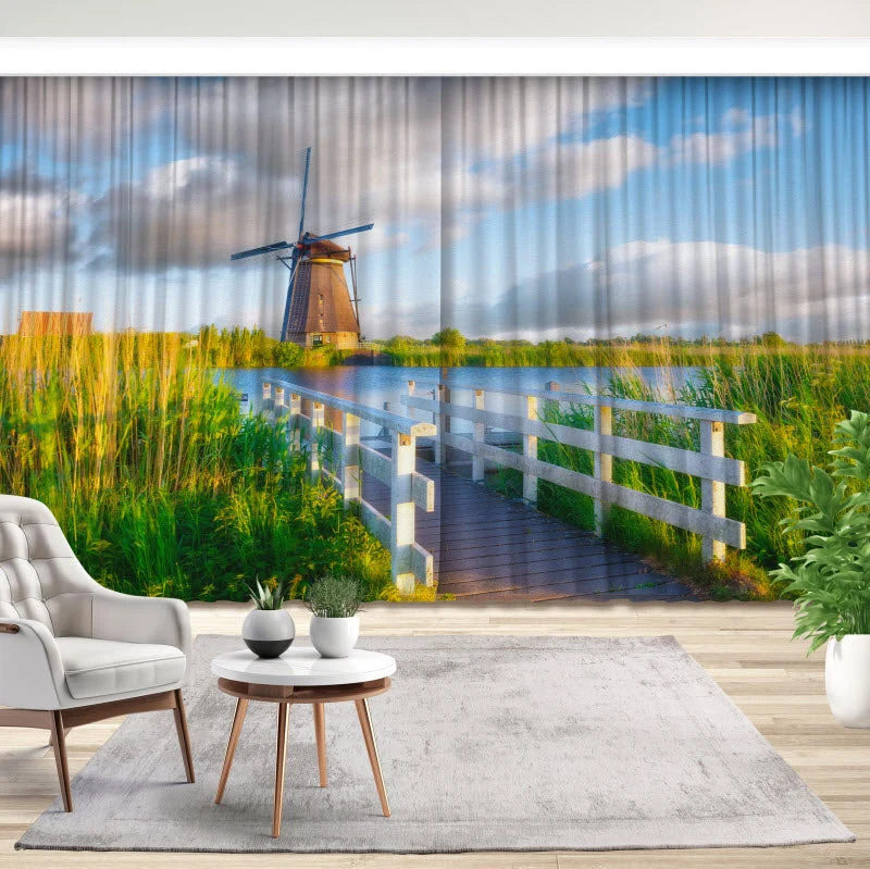 Fotovorhang "Windmühle"