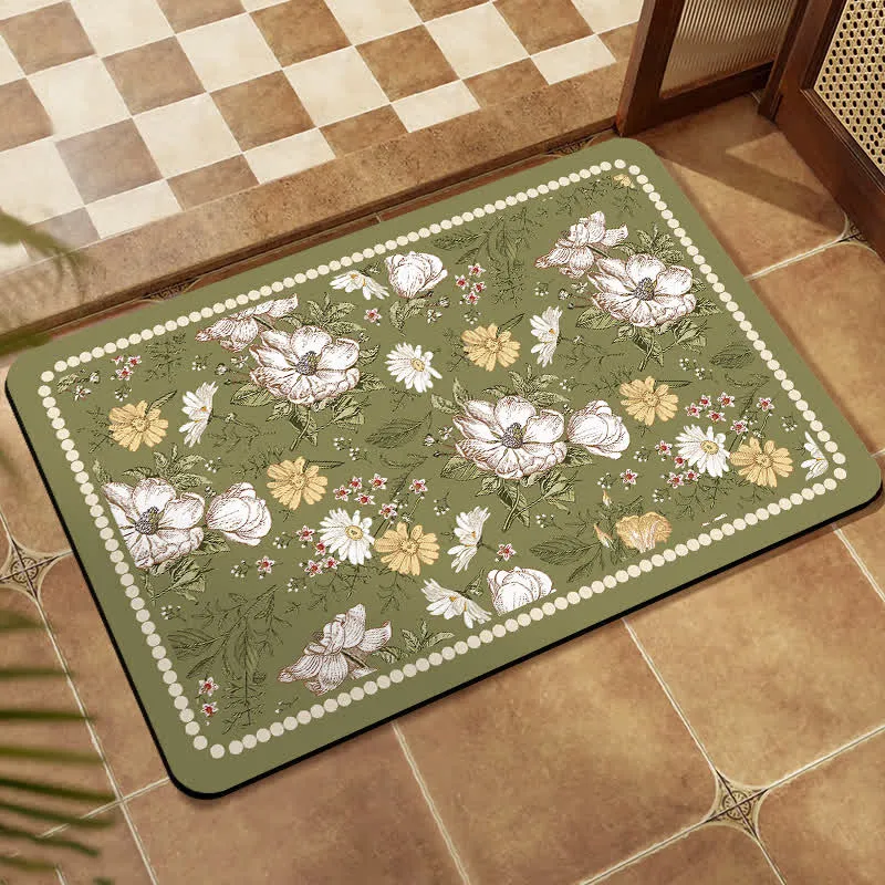 Retro-Botanical-Diatom-Schlamm-Antirutschmatte