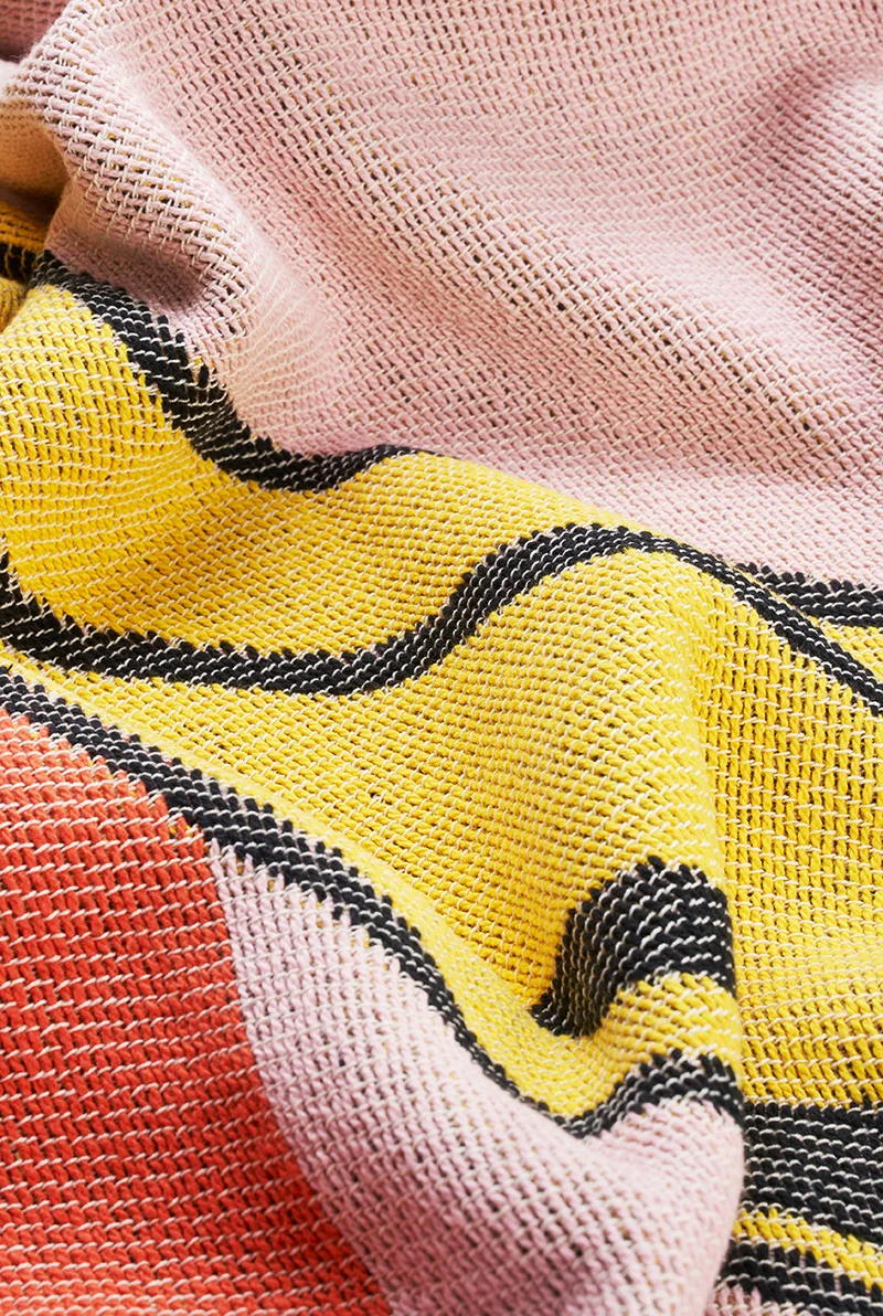Cotton Beach Towel or Mini Blanket "Banana" by Rondelli & Probst
