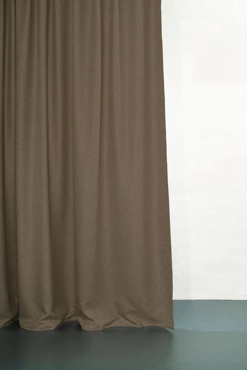 Hangover Dimout Curtain "Dirty Martini" in Stone Color