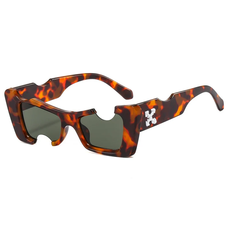 Dame futuristisk designer solbrille Luvikno