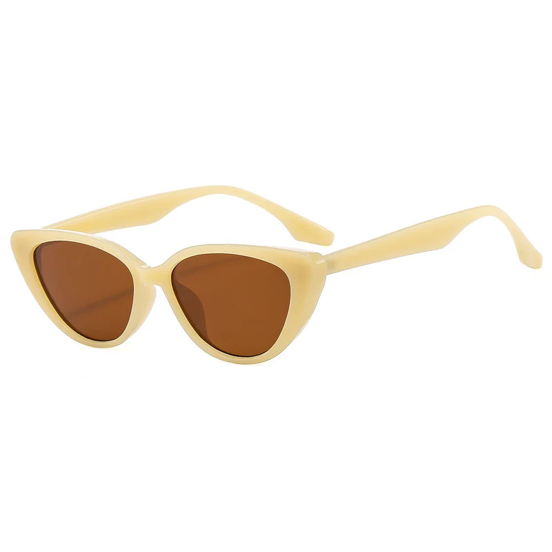 Dame futuristiske Cat-Eye solbriller med spesielle UV-beskyttelseslinser Luvikno