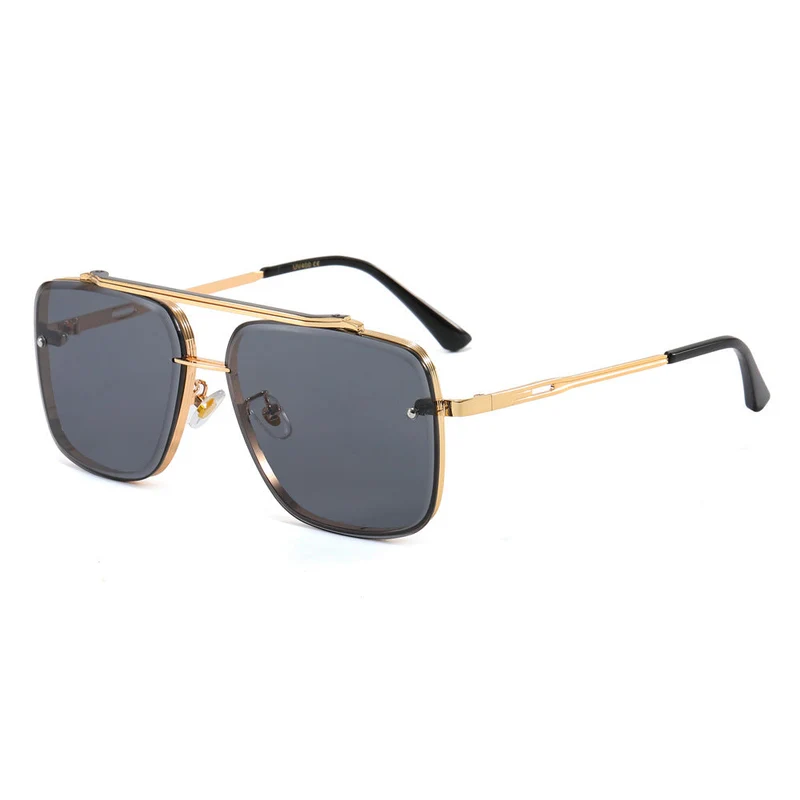 Damer elegant kvadratisk designer solbrille Luvikno