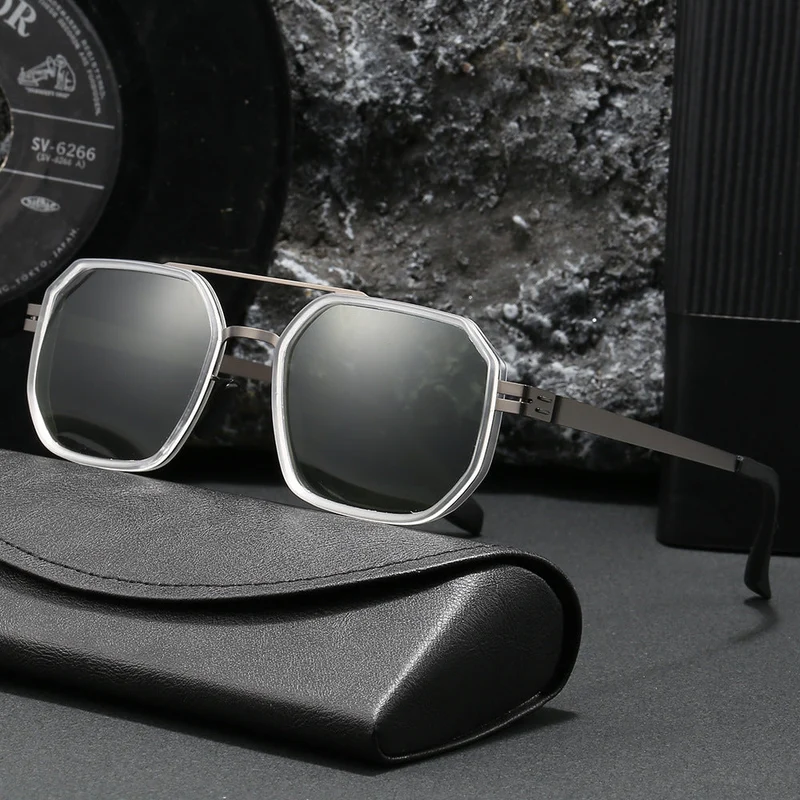 Damer Elegant Åttkantet Solbrille Luvikno