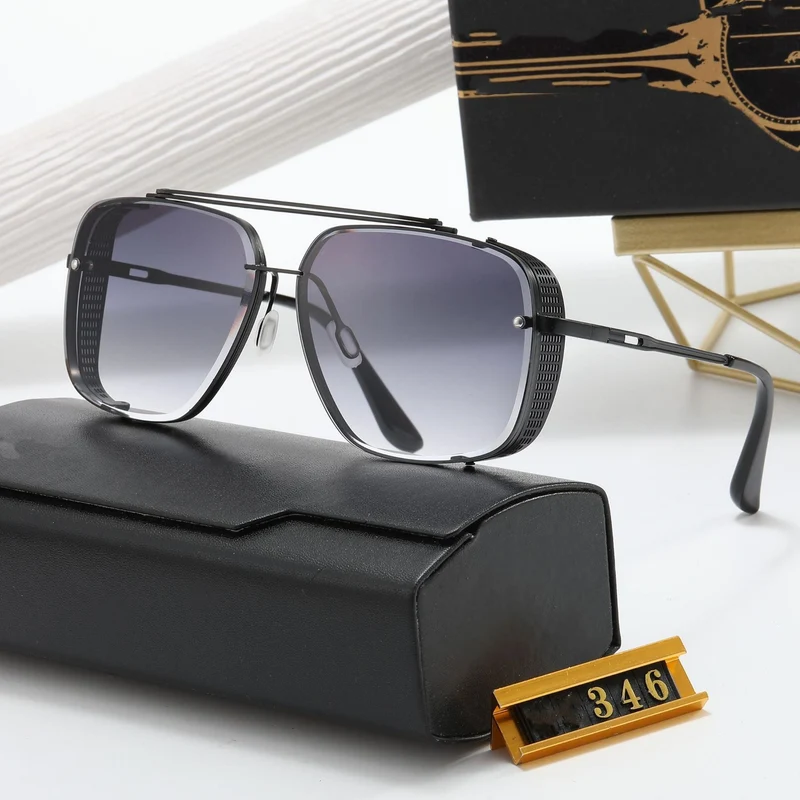 Dame designer solbrille med stilleggende firkantet ramme og UV-beskyttelse Luvikno