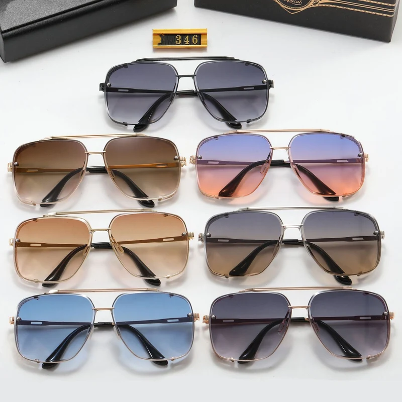 Dame designer solbrille med stilleggende firkantet ramme og UV-beskyttelse Luvikno
