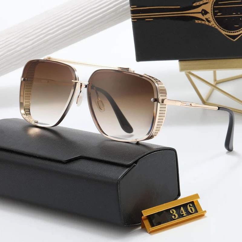 Dame designer solbrille med stilleggende firkantet ramme og UV-beskyttelse Luvikno