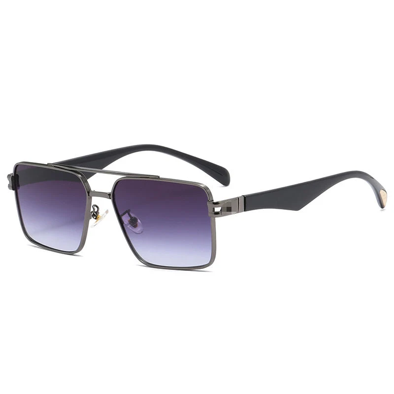 Dame designer solbrille med ekstravagant metallramme Luvikno