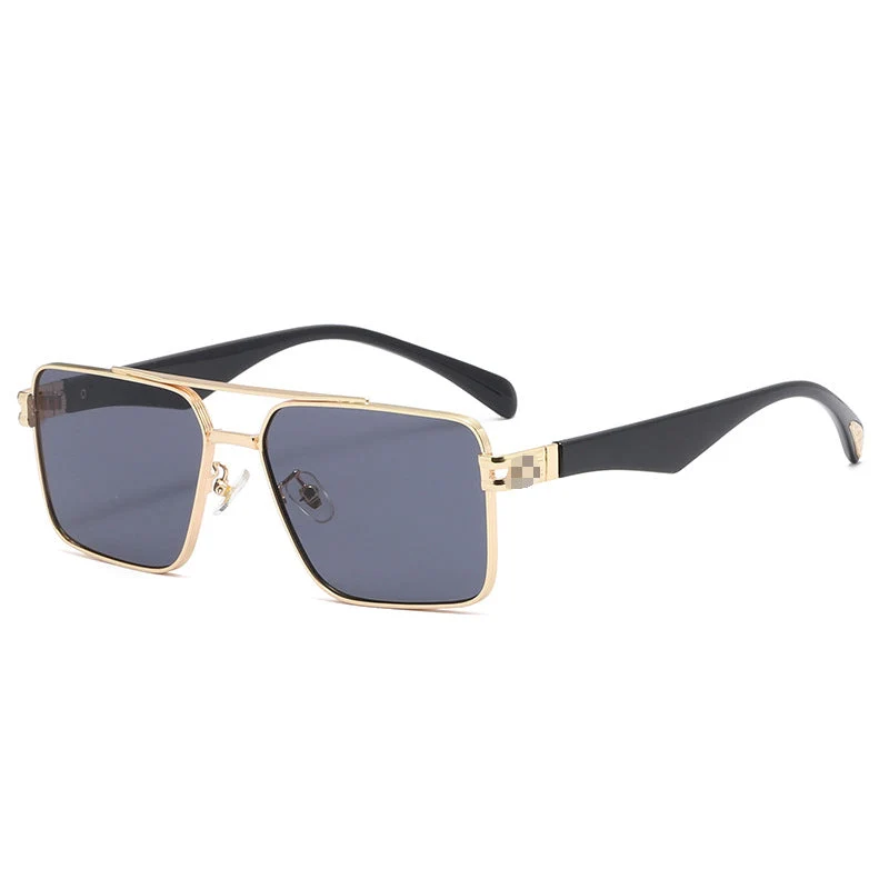 Dame designer solbrille med ekstravagant metallramme Luvikno
