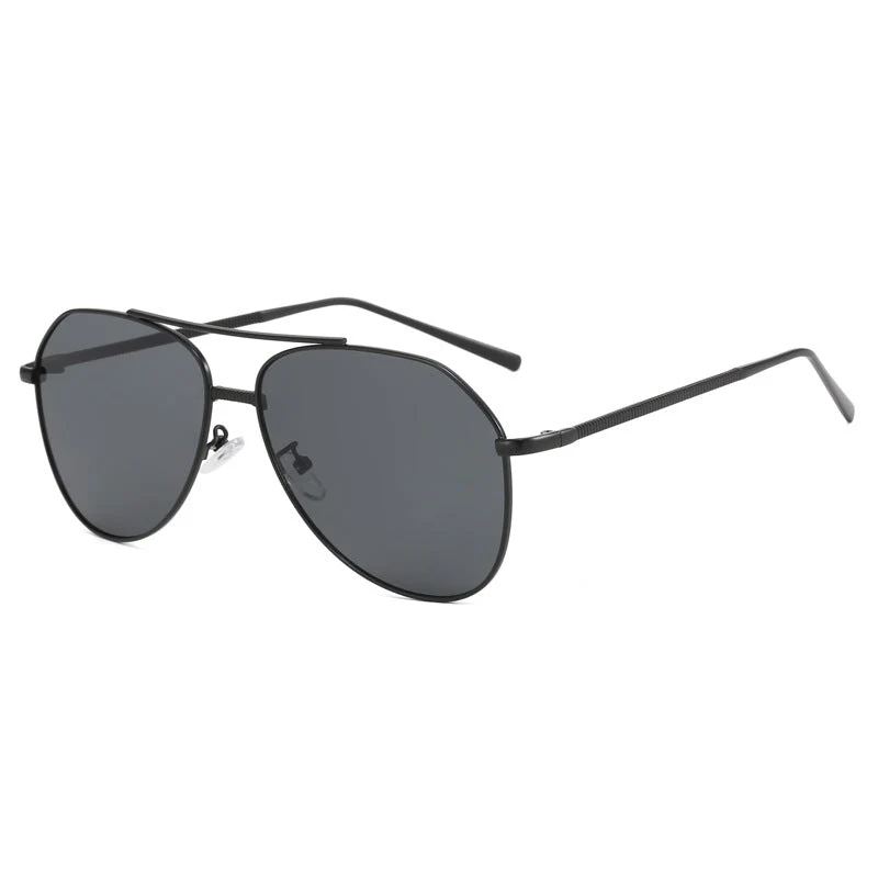 Dame trendy aviator solbriller med subtil fargegradient Luvikno