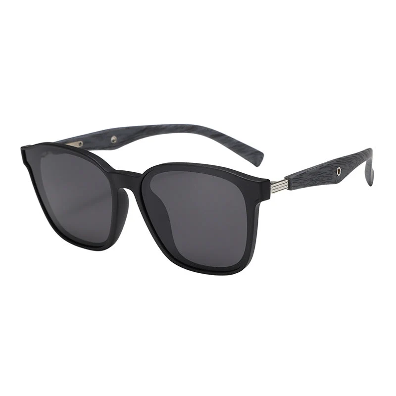 Dame stilige oversized solbriller med treakenter Luvikno