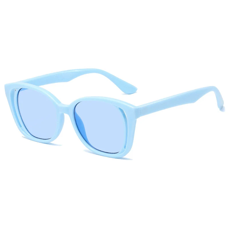 Dame stilige Cat-Eye solbriller med robust ramme Luvikno