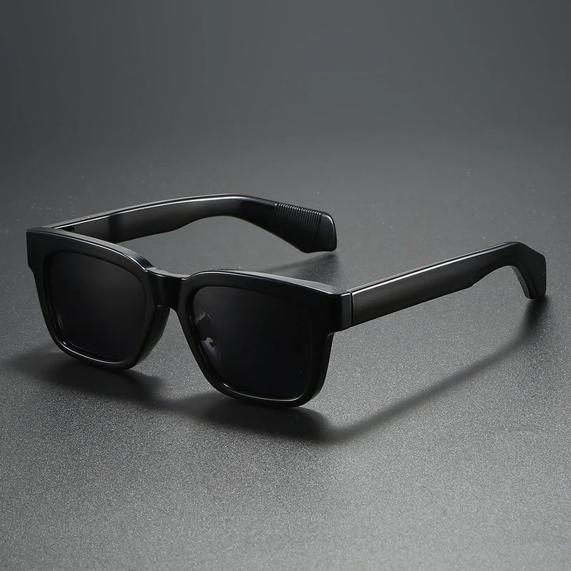 Dame kvadratisk solbrille med markant skilpaddemønster Luvikno