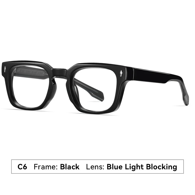 Dame moteriktig solbrille med firkantet ramme og gradientlinser Luvikno