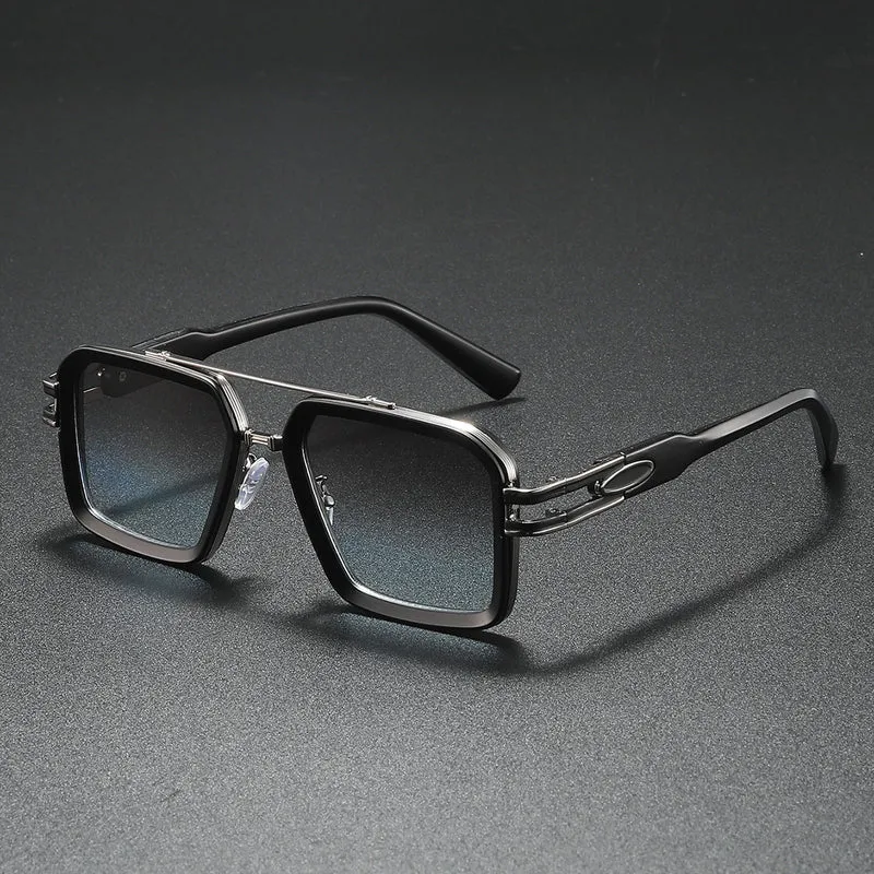 Dame moteriktig solbrille i moderne kantet design Luvikno