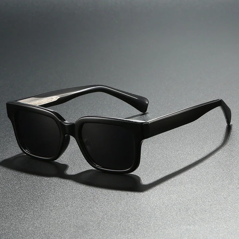 Damer trendy firkantet solbrille Luvikno
