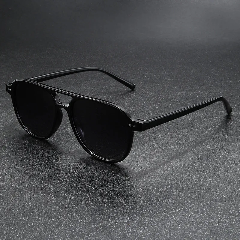 Dame designer solbrille med trendy havskilpadde ramme og UV-beskyttelse Luvikno