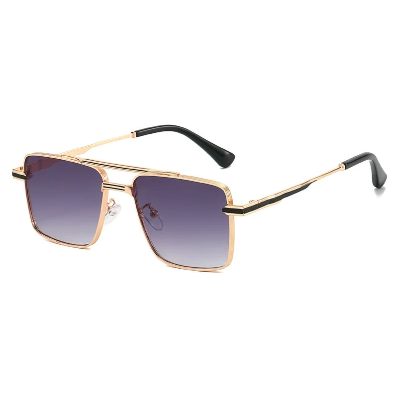 Dame moderne geometrisk solbrille Luvikno