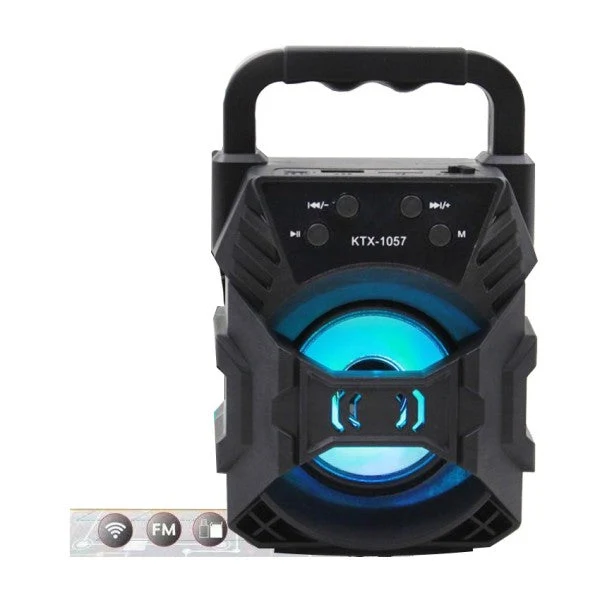 SoundPulse Trådløs Høyttaler – Bluetooth Høyttaler med FM, USB & Lysshow | Luvikno