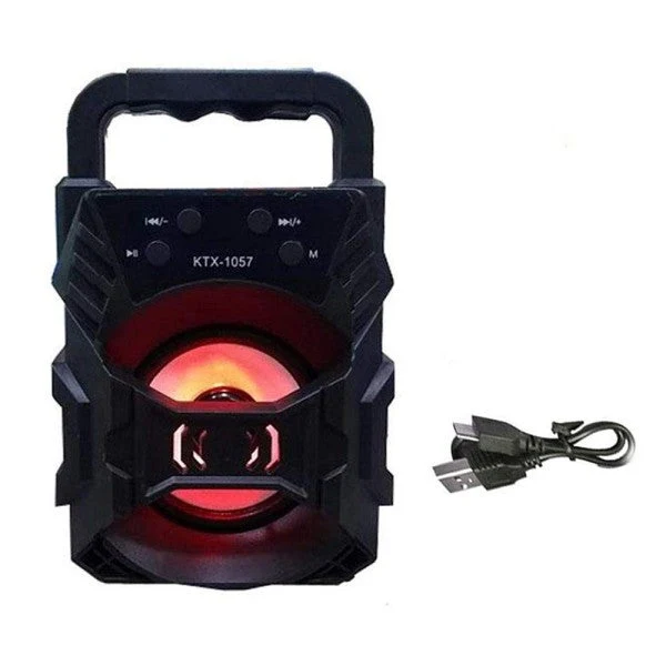 SoundPulse Trådløs Høyttaler – Bluetooth Høyttaler med FM, USB & Lysshow | Luvikno