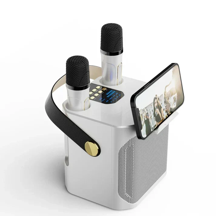 SoundJoy Karaoke Høyttaler – Bærbar Bluetooth Boombox med 360 Surround | Luvikno