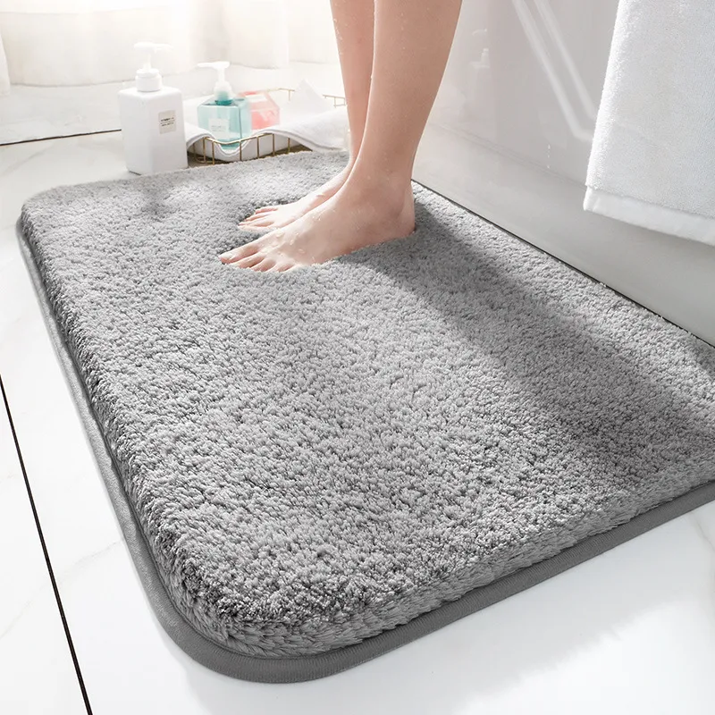 SoftStep Luksus Bade Matte – Ekstra Tyk Mikrofiber Matte med Sklisikre og Høy Absorpsjon | Luvikno