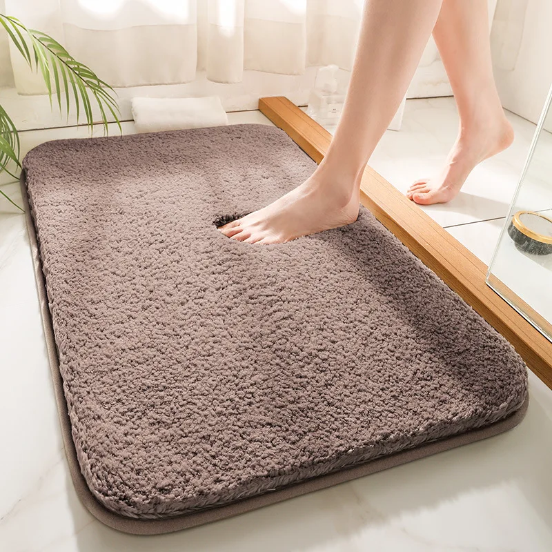 SoftStep Luksus Bade Matte – Ekstra Tyk Mikrofiber Matte med Sklisikre og Høy Absorpsjon | Luvikno