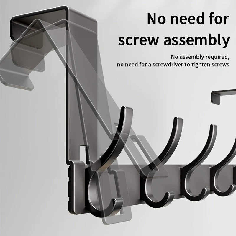SlimLine Dørkrok – Hengende System uten Boring laget av Robust Aluminium | Luvikno