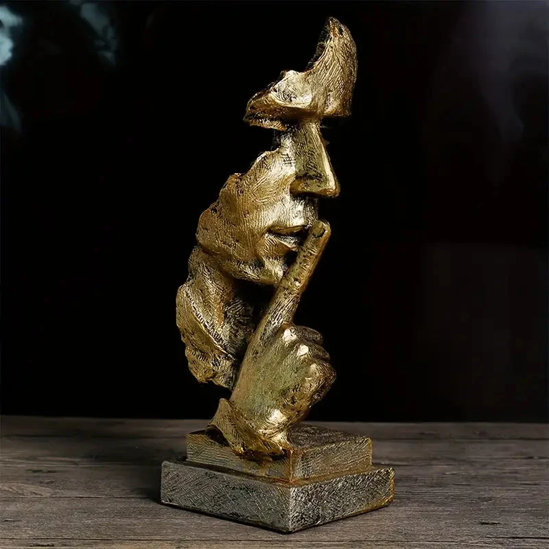 SerenitySculpt - Omtenksom abstrakt statue for rolig refleksjon | Luvikno
