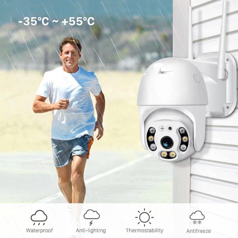 SecureView 360 – Trådløst sikkerhetskamera med 360° dekning | Luvikno