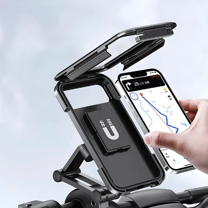 SafeRide Vanntett Telefonholder – 360° Rotérbar for Sykkel og Regnvær | Luvikno