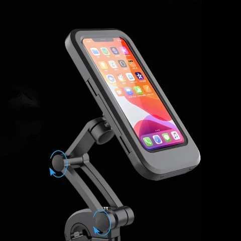 SafeRide Vanntett Telefonholder – 360° Rotérbar for Sykkel og Regnvær | Luvikno