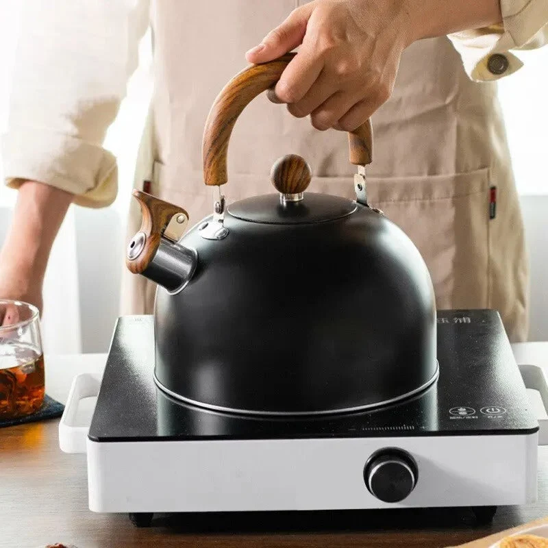 Rustfritt Stål Plystre Kjele Koketid – 2.5L eller 3L med Lydsignal | Luvikno