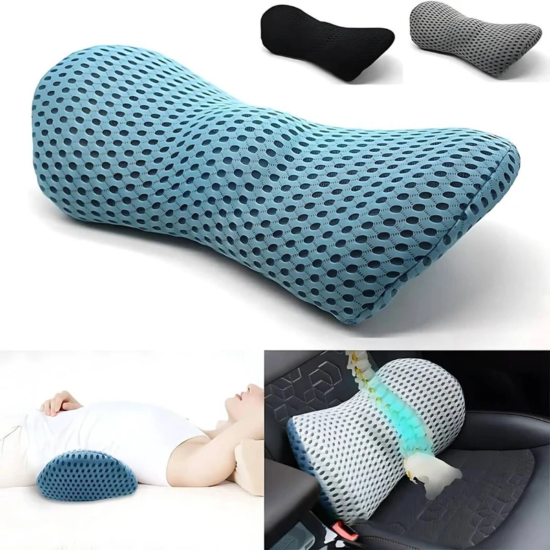 RugComfort Lumbark putetre – Ergonomisk støtt pute for rygg og ryggrad | Luvikno