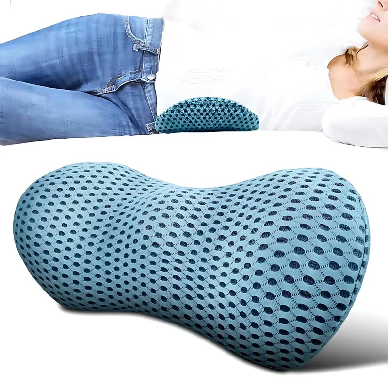 RugComfort Lumbark putetre – Ergonomisk støtt pute for rygg og ryggrad | Luvikno
