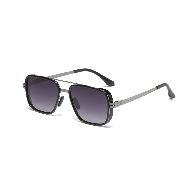 Herre premium solbrille i moderne kvadratisk design Luvikno
